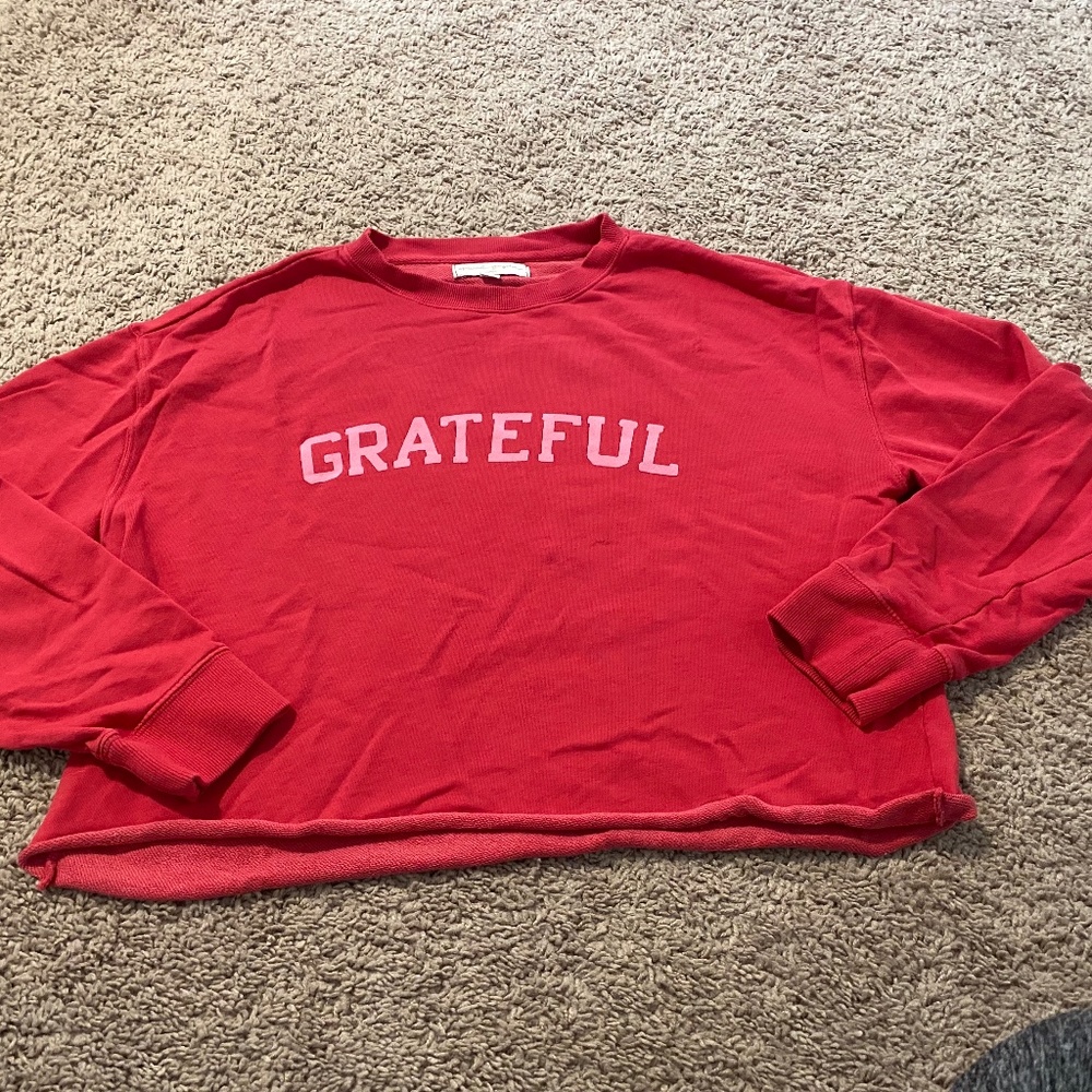 Spiritual Gangster Grateful Cropped Sweatshirt